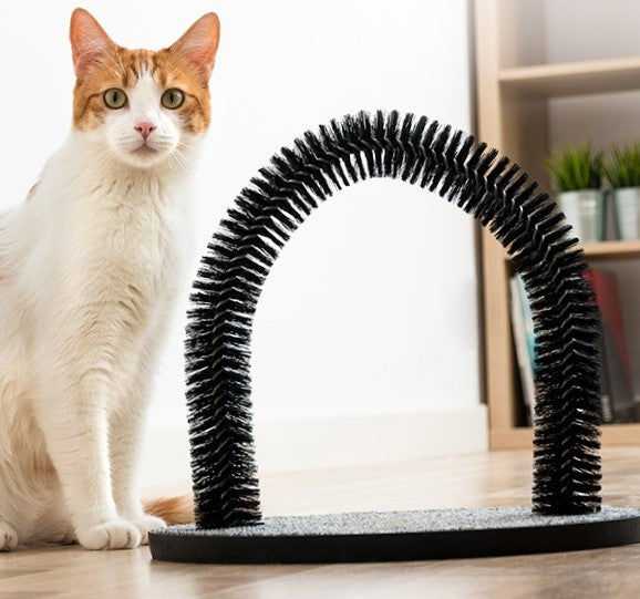 Scratcher and Grooming Arch For Cats