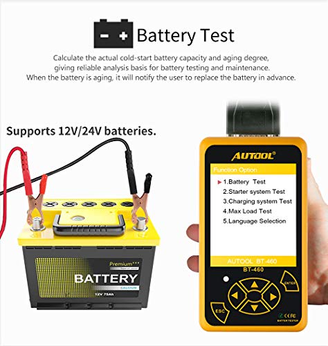 AUTOOL Automotive Battery Load Tester