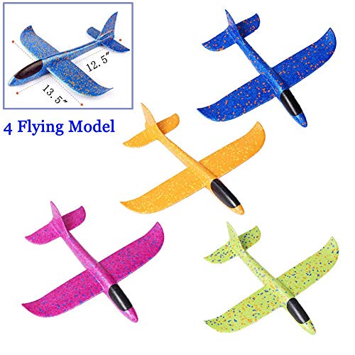 Gliders Foam Airplane Toy ( 4 Stykker )
