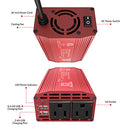 300W Power Inverter DC 12V to 110V AC Car Inverter with 4.2A Dual USB Car Adapter