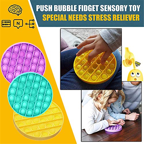 Push pop Bubble Sensory Fidget Toy ( 3 Pieces )