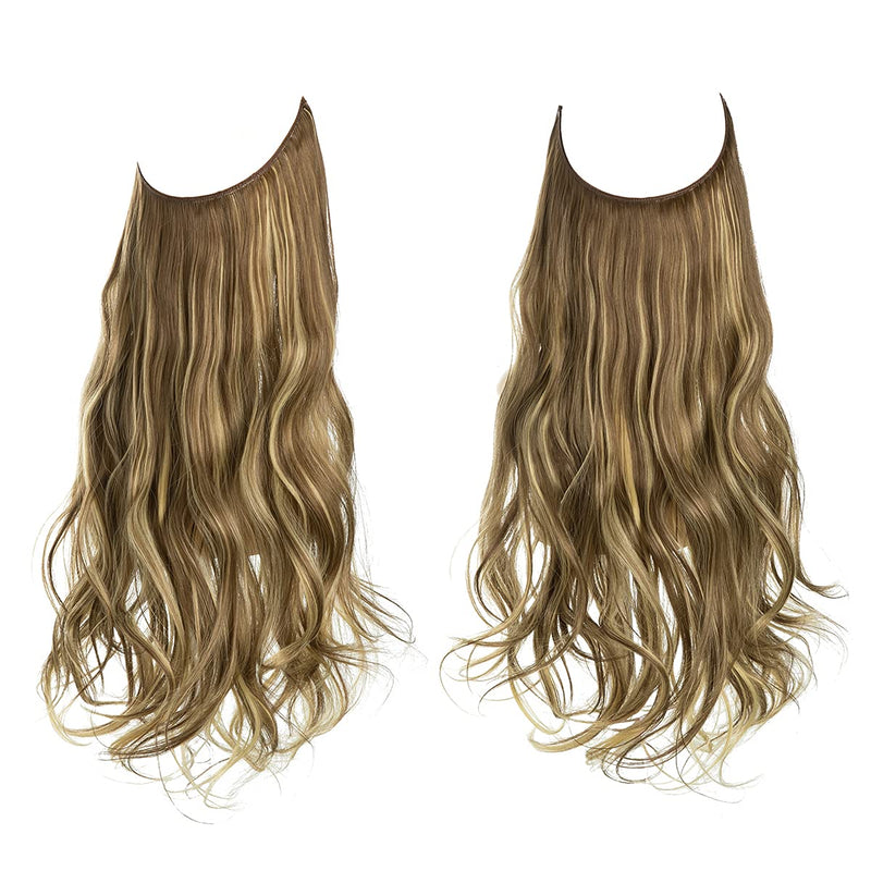 Gold Blonde/Ash Brown Hair Extensions