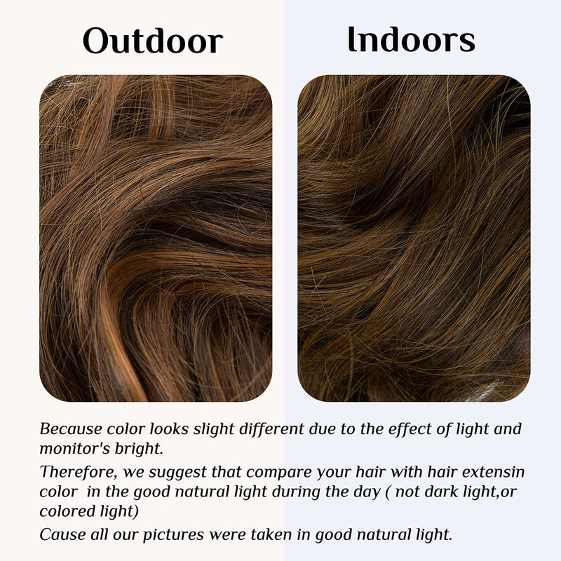Dark Brown/Golden Hair Extensions