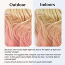 Beach Blonde to Pink Hair Extensions