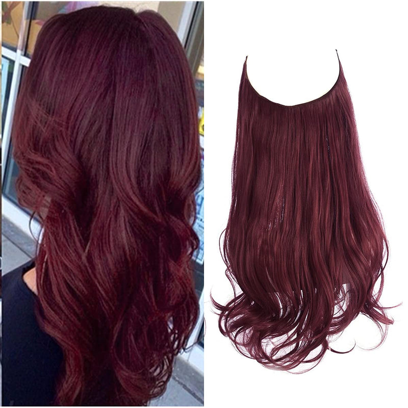 Wine Red Hair Extensions
