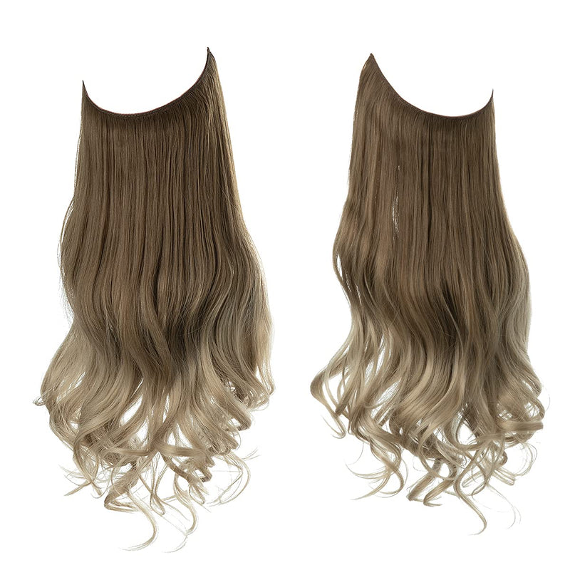 Brown to Ash Blonde Hair Extensions