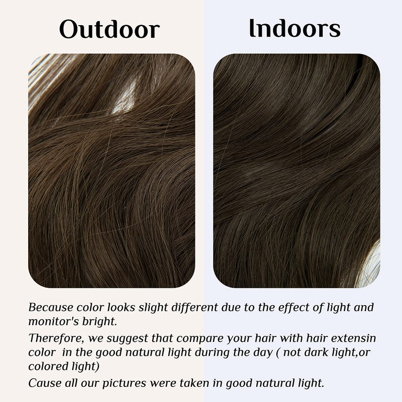Ash Medium Brown Hair Extensions