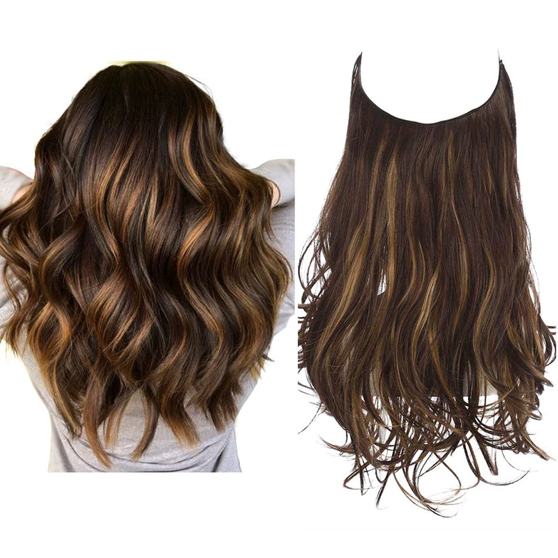 Dark Brown/Golden Hair Extensions