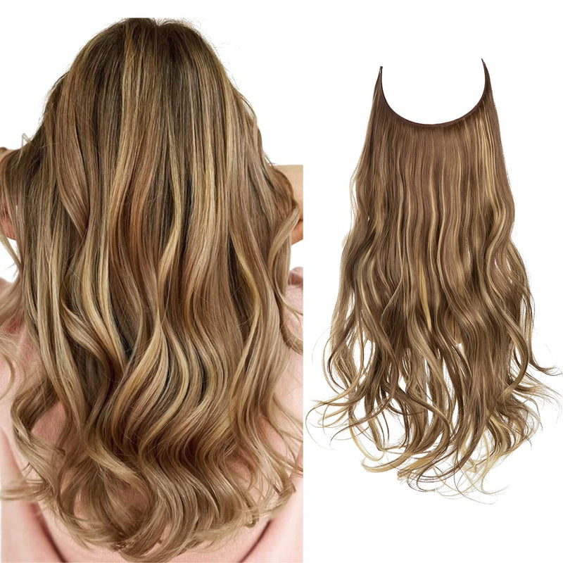 Gold Blonde/Ash Brown Hair Extensions