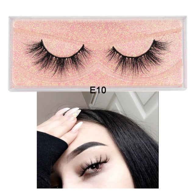 3D Mink Fur Fake Eyelashes