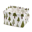 Natural Linen & Cotton Fabric Storage Bins