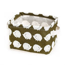 Natural Linen & Cotton Fabric Storage Bins