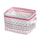 Natural Linen & Cotton Fabric Storage Bins