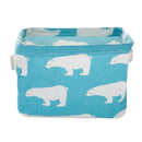 Natural Linen & Cotton Fabric Storage Bins