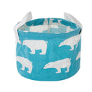 Natural Linen & Cotton Fabric Storage Bins