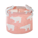 Natural Linen & Cotton Fabric Storage Bins