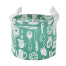 Natural Linen & Cotton Fabric Storage Bins